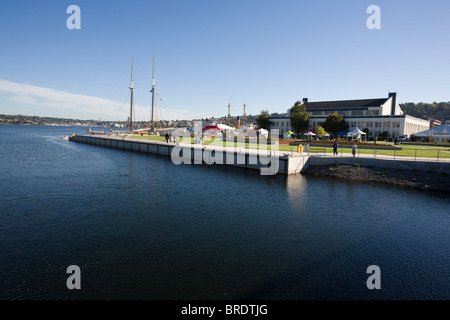 Il Lago Union Park Grand Opening - Settembre 25, 2010. A sud il Lago Union, Seattle, Washington Foto Stock