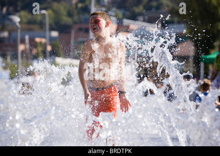 Il Lago Union Park Grand Opening - Settembre 25, 2010. A sud il Lago Union, Seattle, Washington Foto Stock