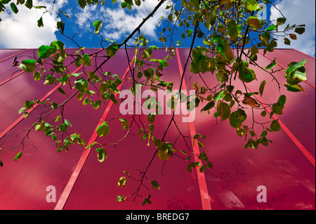 Il decimo Serpentine Gallery Pavilion, progettato dall'architetto Jean Nouvel in Hyde Park, Londra. Foto Stock