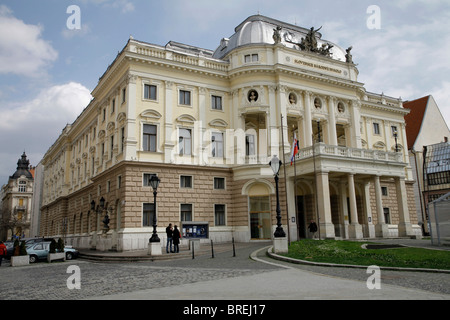Teatro nazionale slovacco, Bratislava, Slovacchia, Europa Foto Stock