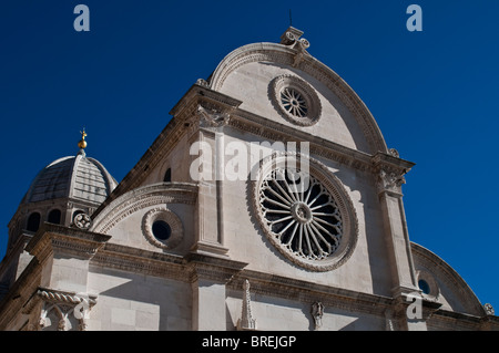 Cattedrale di San Giacomo, Katedrala sv. Jakova di Sibenik, Dalmazia, Croazia Foto Stock