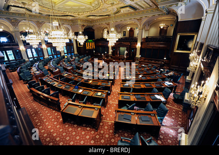 Casa della Camera dei Rappresentanti Springfield Illinois State Capitol Building Foto Stock