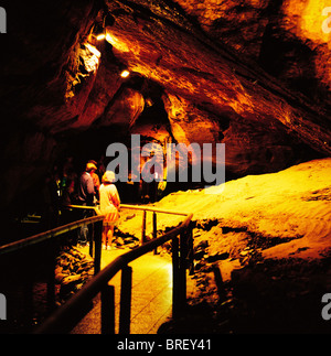 Grotte di Marble Arch, Co Fermanagh, Irlanda Foto Stock