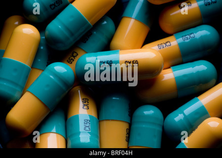 La fluoxetina capsule. Foto Stock