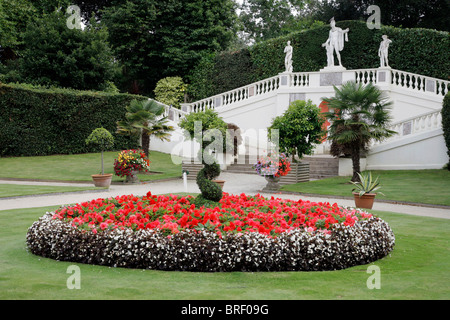 Mount Edgcumbe Country Park, landscape park, Plymouth, Cornwall, l'Inghilterra del sud, Gran Bretagna, Europa Foto Stock