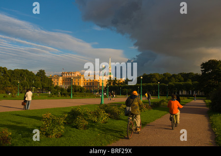 Marsovo Polye, Campo di Marte, central st Pietroburgo Russia Europa Foto Stock