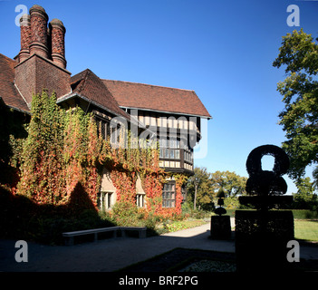 Il castello di Cecilienhof, Potsdam, Brandeburgo, Germania, Europa Foto Stock