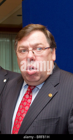 Primo Ministro irlandese Taoiseach Brian Cowen Foto Stock