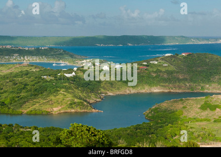 Indian Creek punto , Antigua, West Indies, dei Caraibi e America centrale Foto Stock