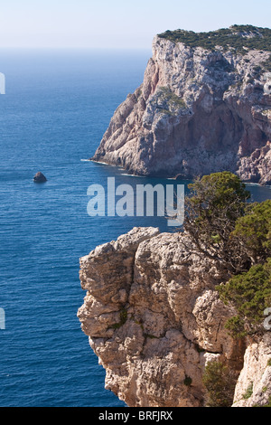 Rocky linea costiera Foto Stock
