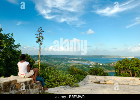 Indian Creek punto , Antigua, West Indies, dei Caraibi e America centrale Foto Stock