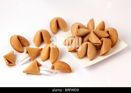 Fortune cookie. Foto Stock