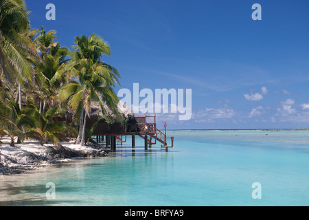 Beach Resort in Aitutaki Isole Cook Foto Stock