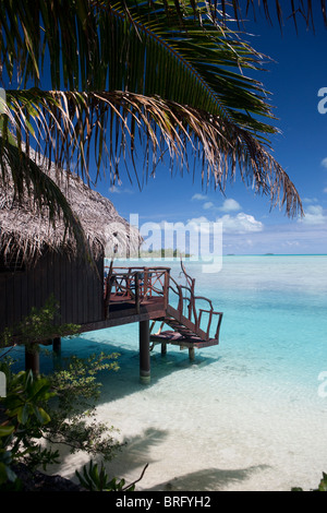 Beach Resort in Aitutaki Isole Cook Foto Stock