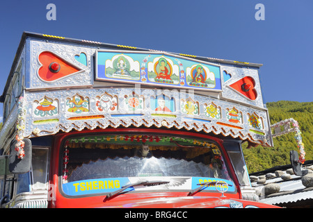 Tata Carrello, Bumthang, Bhutan. Foto Stock