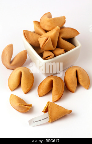 Fortune cookie. Foto Stock