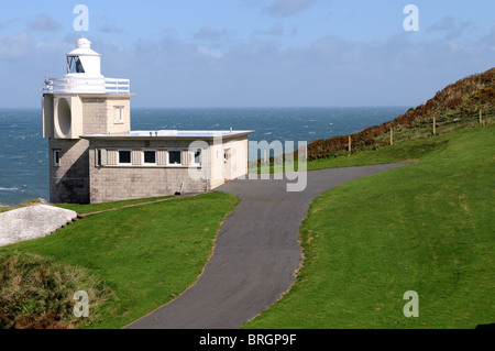 Bull Point Lighthouse Mortehoe North Devon England Regno Unito GB Foto Stock