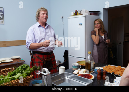 © Giovanni Angerson. Il Clan Ranald raduno che si tiene ogni anno a Arisaig vicino a Mallaig, Scozia. Foto Stock