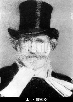 GIUSEPPE VERDI (1813-1901) Italiano compositore operistico Foto Stock