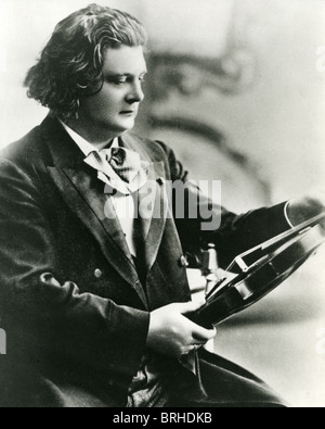 Eugène Ysaye (1858-1931) violinista belga Foto Stock