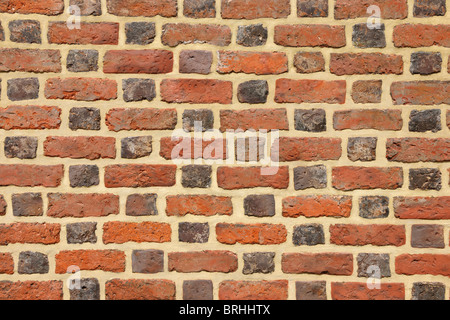 Close-up di un muro di mattoni Foto Stock