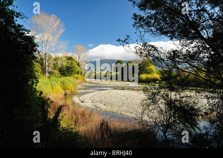 Takaka River, Paynes Ford riserva paesaggistica, Tasmania, Isola del Sud, Nuova Zelanda Foto Stock