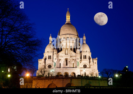Europa, Francia, Parigi, Basilica Sacre Coeur Foto Stock