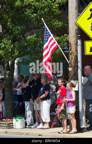 Giorno Memoriale della commemorazione e corteo con cerimonia militare nella collina di zucchero, Maryland, Stati Uniti d'America Foto Stock