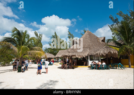 Messico, Cozumel. Isla Pasion ( Passione Isola) off Isla de Cozumel (Isola di Cozumel). Foto Stock