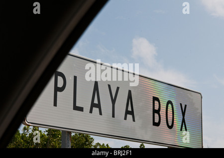 Messico, Cozumel. Freedom in Paradise Beach Bar a Playa Box, Isla Cozumel Cozumel Island. Foto Stock