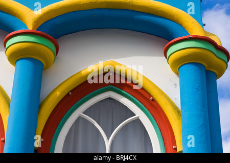 Imperio da Caridade (Impero della Carità) a Praia da Vitoria, Largo das Figueiras do Paim, Terceira, Azzorre, Portogallo. Foto Stock