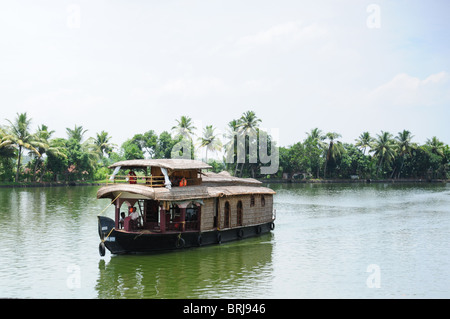 Sud indiane spiagge e lagune, nello Stato di Kerala Foto Stock
