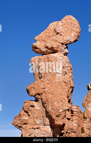 Eduardo Avaroa National Park Tour: Valle delle rocce: Sagoma umana Foto Stock