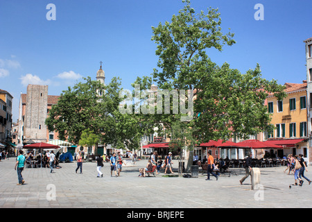 Campo Santa Margherita, Venezia, Italia Foto Stock