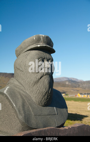 La Groenlandia, Igaliku (aka Igaliko), Igaliku fiordo. Meglio conosciuta per le rovine di Gardar. Foto Stock