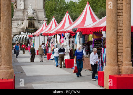 La Aldea de los cuentos festival in Plaza Espana madrid Foto Stock