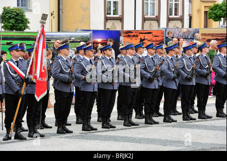 Polonia, Bialystok, polacco parata di polizia Foto Stock