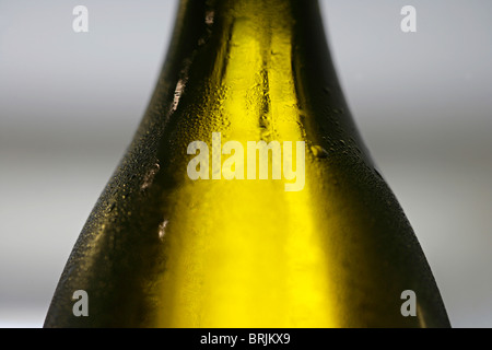 La spalla, il collo di bottiglia di vino, close-up Foto Stock