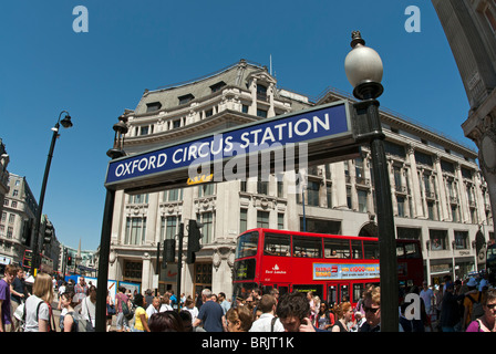 Oxford Circus London Foto Stock