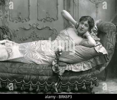 LILY LANGTRY (1853-1929) inglese attrice e amante del re Edward VII Foto Stock