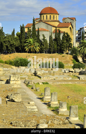 Athenian antico luogo di sepoltura di Kerameikos Foto Stock