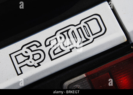 Ford Escort RS2000 Mk2 badge Foto Stock
