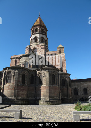 La basilique Saint Julien, Brioude, Auvergne, Francia Foto Stock