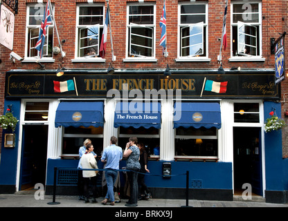 La casa francese pub, Soho, Londra Foto Stock