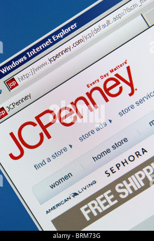 Dipartimento JCPenney sito web dello store Foto Stock