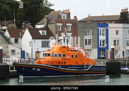 Scialuppa di salvataggio di Weymouth Dorset Foto Stock