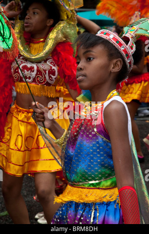 Carnevale di Notting Hill 2010, (più grande d'Europa) di Londra - Inghilterra Foto Stock