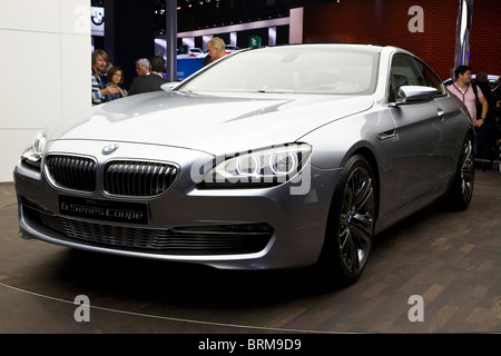 Paris Motor Show 2010 e la BMW Serie 6 Coupé Foto Stock