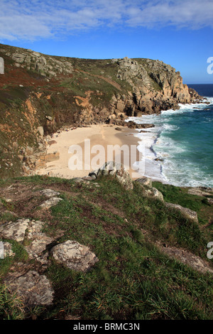 Porthchapel Beach, Cornwall Foto Stock