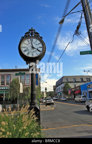 Main Street, Port Jefferson Village, Long Island NY Foto Stock